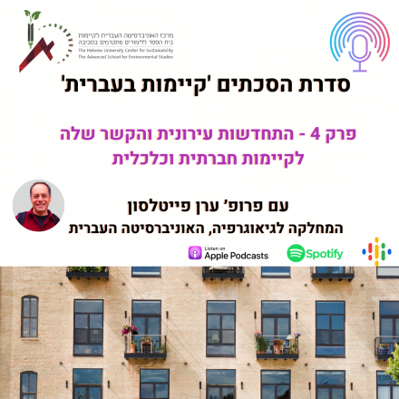 סדרת פודקאסטים 'קיימות בעברית' פרק 4 ערן